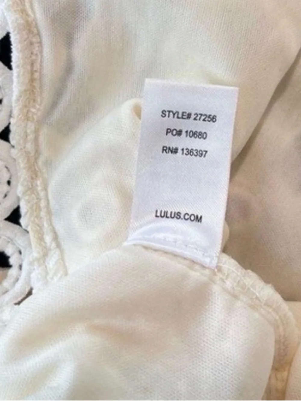 Lulus White Lace Crochet Fringe Dress Small Boho Bridal Shower Beach Bodycon - Picture 6 of 6